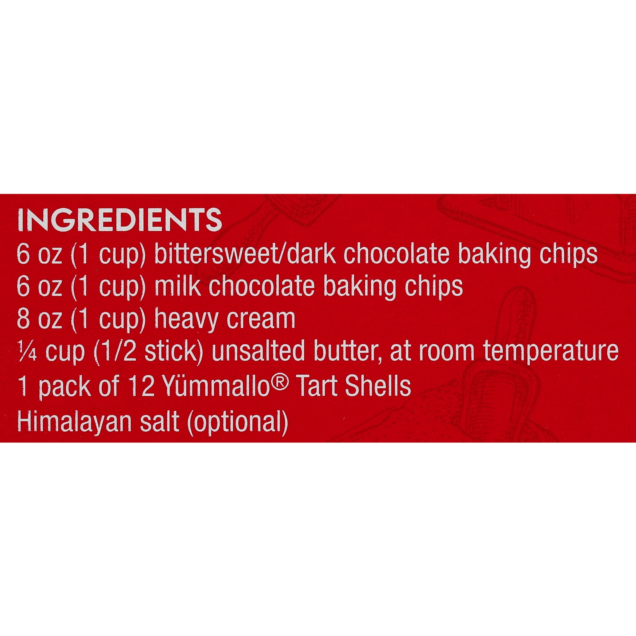 Yummallo Mini Shortbread Tart Shells, 12 count, 2.75 oz (78 g)