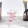 thumbnail image 3 of Gifts For Bonus Dad, Father'S Day Gifts For Bonus Dad Step Dad, Birthday Present For Stepdad Father Gift Idea, Thank You Bonus Dad Acrylic Decoration Sign/Plaque, 3 of 6