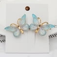 thumbnail image 3 of Durable Butterfly Hairpin Hair Accessories Hairdressing Hair Barrettes Hair Clamps Hair Clips for Women Short Hair - Blue, 3 of 8