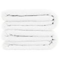 thumbnail image 3 of Bare Cotton Luxury Hotel & Spa Towel 100% Genuine Turkish Bath Sheets Dobby Border, White, Set of 2, 3 of 5
