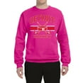 thumbnail image 2 of Wild Bobby City of Detroit Hockey Fantasy Fan Sports Unisex Crewneck Sweatshirt, Fuschia, Large, 2 of 5