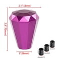 thumbnail image 2 of Riwesomey Perilla de palanca de cambios de diamante con tuercas de 8mm/10mm/12mm, Protector Universal de perilla de palanca de cambios de aleación de Automoción decorativa y accesorios No.6, 2 of 6