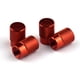 thumbnail image 4 of Adaptador de aluminio rojo en cubierta de tapa del vástago de válvu Baoblaze Cubierta de los vástagos de polvo de los neumáticos de las ruedas, 4 of 8