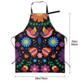 thumbnail image 5 of Uemuo Colorful Floral2 Pattern Waterproof Apron Adjustable Dishwasher Apron- Apron for Women Men Heavy Duty Work Apron for Dishwashing Chemical Lab, 5 of 9