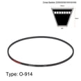 thumbnail image 2 of Uxcell O-914 914mm Pitch Length V Belts Drive Belt Rubber for Power Transmission, 2 of 6
