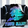 thumbnail image 2 of Custom Volleyball Blanket with Name for Boys, Personalized Cool Volley Ball Themed Design Printed Throw Blankets for Kids Lap, Chair, Giftable Blanket, 30"x 40", 2 of 4