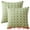 Green, variant on Unique Bargains 2 Pack Geometric Throw Pillow Cover for Couch Bedroom Yellow