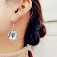 thumbnail image 5 of Ball Earrings,Disco Earrings,Silver Mirror Ball Earrings,70s Earrings,60's Or 70's Disco Ball Earrings For Women's Costume Accessories,Halloween Earrings For Women Disco Outfit Accessories, 5 of 7