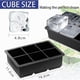 thumbnail image 4 of Silicone Ice Cube Mold, Spherical Ice Cube Molds with Lid, Easy Release, Black, 4 of 5