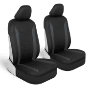 Motor Trend SpillGuard Seat Covers for Cars Trucks SUV  Waterproof Car Seat Covers with Neoprene Lining, Automotive Seat Cover Set for Front Seats, Interior Car Accessories(Charcoal Gray)