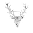thumbnail image 3 of facefd Western Vintage Tête de Cerf en Forme de Longue Broche de Mariage en Corne Épingles, 3 of 6