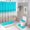 color-3, variant on Sunshine Beach Starfish 4pcs Shower Curtain Decoration ,modern Home Decoration, Waterproof Shower Curtain 4pcs