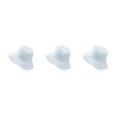 thumbnail image 4 of Decodeary Easy To Wear Hat Stylish Sun Protection For Any Occasion Stylish Protection Bucket Hat Caps Casual Comfort white 3Set, 4 of 6