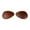 Brown - Polarized, variant on Walleva Titanium Mirror Coated Polarized Replacement Lenses for Costa Del Mar Reefton Sunglasses