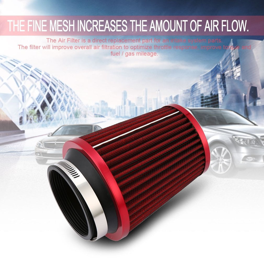 Universal Automobile Car Carbon Filber Air Filter Auto Air Intake