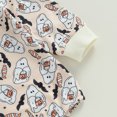 thumbnail image 5 of Okbabeha Newborn Baby Girl Boy Halloween Outfit Pumpkin Sweatshirt Oversized Bubble Romper Onesie Infant Fall Clothes, 5 of 7