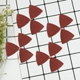 thumbnail image 2 of EeaseCA 100 Pcs/Pack 9x9x9cm Dark Red Triangular Self-stick Sanding Sheets Sandpaper Pads, 2 of 8