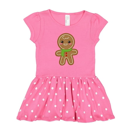 

Inktastic Gingerbread Christmas Gift Toddler Girl Dress