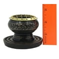 Decorated Brass Charcoal Screen Incense Burner