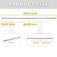 thumbnail image 6 of FlexWave Straight Barbell Bar, Alloy Steel, 1-Inch Standard Diameter, Silver Finish, Available in 5FT, 6FT, and 7FT, 6 of 6