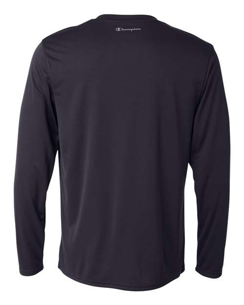 CW26 Hanes Adult Champion Long Sleeve Dry Performance T-Shirt Navy S