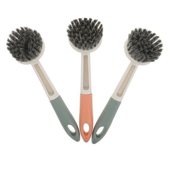 3 Pcs Cute Kitchen Scrub Bowl Cleaners Durable Cleaning Brush