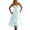 Light Blue, variant on Y-Sunset Women's Spaghetti Strap Midi Dress, Casual A-Line Sundress with Pockets, Summer Beach Party Dress for Women(Yellow/S)