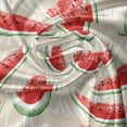 thumbnail image 5 of Ambesonne Fruits Window Valance, Watercolor Watermelons, 54" X 12", Cream Red Jade Green, 5 of 5