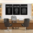 thumbnail image 4 of 3 Pieces Execute Failure Success Poster Inspirational Posters Motivational Wall Decor Inspirational Quotes Wall Art Motivational Office Decor Entrepreneur Wall Art for Office Decor (12''''Wx16''''Hx3), 4 of 5