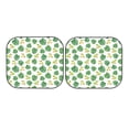 thumbnail image 5 of Lsque Frogs And Tropical Leaves 2 PCS Windshield Sun Shade | CarFoldable Window Covers | Car Accessories Reflect UV for Universal Cars SUV Truck | Large, 5 of 7