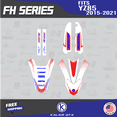 thumbnail image 2 of Kalair GFX Graphics Kit for Yamaha YZ85 (2015-2018) Fh Series, 2 of 5