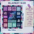 thumbnail image 5 of 17 Year Old Girl Gift Ideas, Gifts for 17 Year Old Girls, 17 Year Old Girl Birthday Gifts, 17th Birthday Gifts for Girl, 17th Birthday Decorations for Girls Throw Blanket 60"X50", 5 of 6