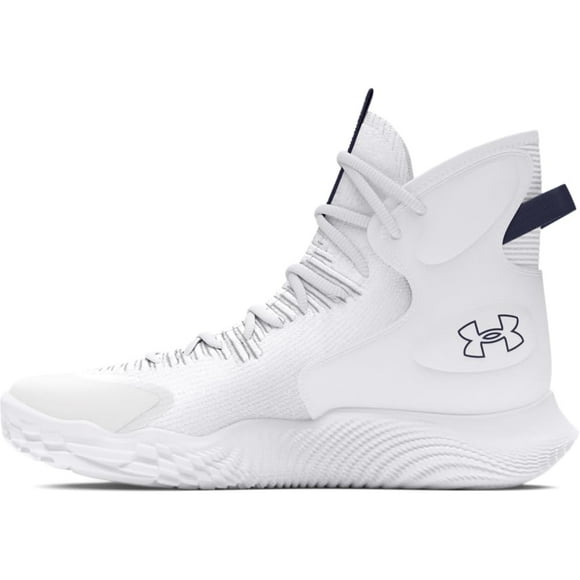 Zapatillas Under Armour Flow Highlight Ace para mujer, blancas/azul, talla 8 US