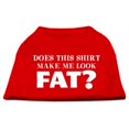 thumbnail image 1 of Does This Shirt Make Me Look Fat? Screen Printed Shirt Red Xxl (18), 1 of 1