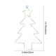 thumbnail image 3 of cpengpj Remote Control Iron Christmas Tree Lights with 8 Modes, White LED String for Indoor Decoration, Energy Saving Star Top, 3 of 9