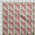 thumbnail image 4 of oneOone Viscose Chiffon Pink Fabric Floral Sewing Material Print Fabric By The Yard 42 Inch Wide-QA, 4 of 4