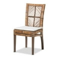 thumbnail image 2 of bali & pari Laluna Rattan BOHO Dining Chair, Greywashed, 2 of 10