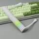 thumbnail image 3 of Cable de aviador en espiral para teclado mecánico con conector tipo C a USB (verde azul) Likrtyny Para estrenar, 3 of 8