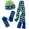 Dot Six-Piece Set of Gloves, Arm Warmers, Scarf and Beanie