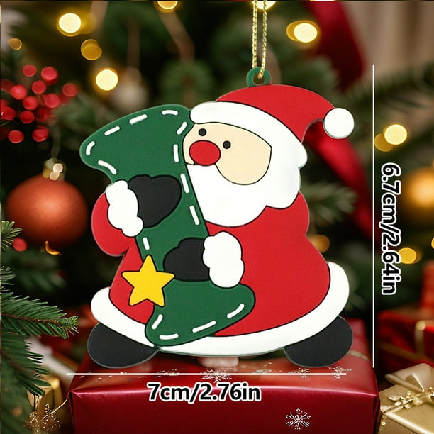 Decoraciones Del Árbol de Navidad 26 Piezas Set de Decoración Del Árbol de Navidad Incluye Mayúsculas Letras Inglesas Ornamentos Del Árbol de Navidad