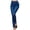 Light Blue, variant on Staron Women's Imitation Denim Printed Leggings High Waisted Stretchy Pencil Pants Casual Fashion Elastic Capris, Light Blue XL