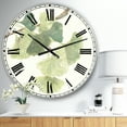thumbnail image 2 of Designart Oversized White Analog Round Cabin Lodge Modern Wall Clocks, CLM30584-C23, 2 of 4