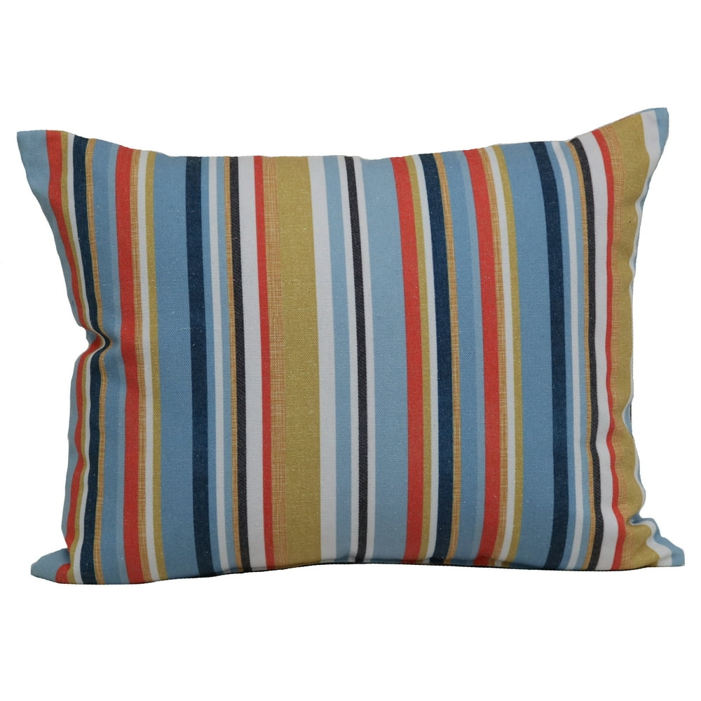 Mainstays Striped Oblong Decorative Throw Pillow, 14" x 20", Multi