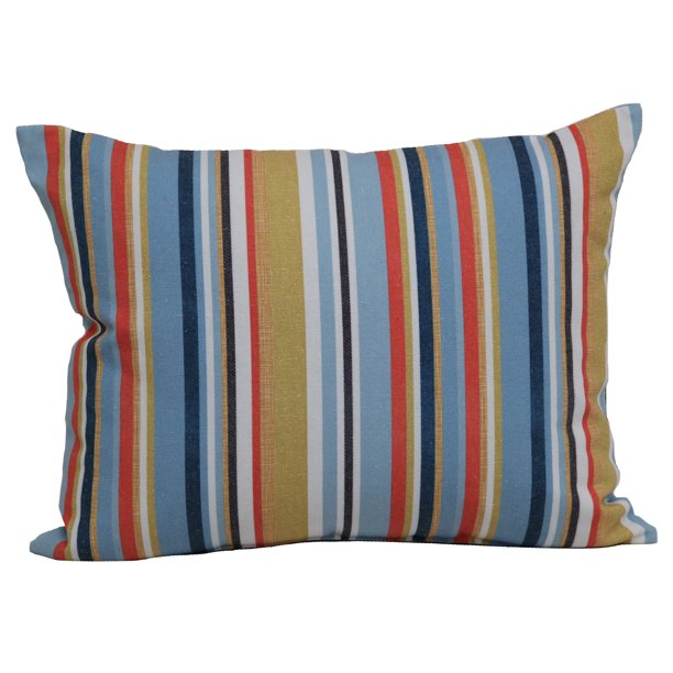 Mainstays Striped Oblong Decorative Throw Pillow, 14" x 20", Multi
