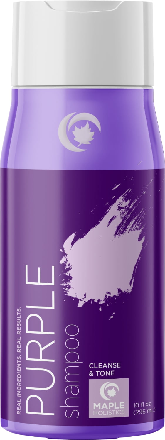 Hydrating Purple Shampoo for Blonde Hair Sulfate Free Shampoo for Color Treated Hair Maple