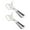White*2, variant on Stainless Steel Hand Cranked Mixer, Manual Hand Mixer, Manual Egg Beater Hand Crank, Durable Pasta/Dough Baking Tool, Ideal for Beating Eggs, Mixing Dough(1Pcs)