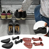 Women’s Plastic Shoe Tree Stretcher Pair | 9-Gear Adjustable Spring Design | Boot Shaper | Flexible Automatic Support | Fits Sizes 5-11.5 | 9-12 Inch Length | Ventilated | 2 Pack