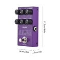 thumbnail image 2 of M-VAVE Guitar ELEMENTAL Delay Effects Pedal TIME/9 Delay Effects Type/FEEDBACK/MIX/PARAM/MOD Knob DC 9V 6.35mm Input/Output Interface Electric Guitar ELEMENTAL Delay Effector with TAP and HOLD Modes, 2 of 9