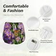 thumbnail image 4 of Rateoe butterflies and Gardens Printed 2 in 1 Women's Workout Shorts for Athletic Gym Running Shorts with Phone Pockets-XX-Large, 4 of 7