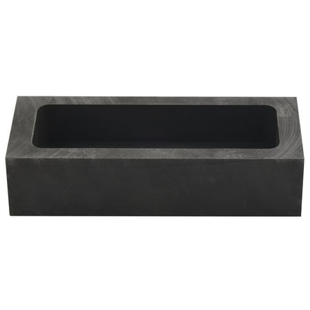 

Graphite Ingot Mold High Purity Refining Graphite Melting Casting Mould for Gold Silver (4.92X1.97X1.18Inch/1250G Gold)